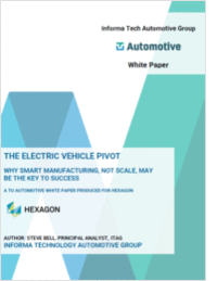 The Electric Vehicle Pivot: Why Smart Manufacturing, Not Scale, May Be the Key to Success