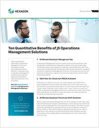 Ten Quantitative Benefits of j5 Operations Management Software