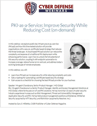 PKI-as-a-Service: Improve Security While Reducing Cost
