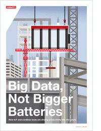Big Data, Not Bigger Batteries: How smart tools and batteries are helping drive productivity