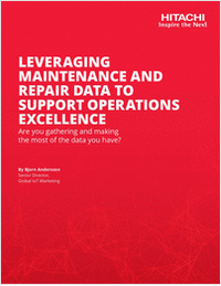 How to Achieve Operational Excellence by Leveraging Maintenance and Repair Data