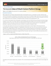 Economic Value of Hitachi Content Platform Storage