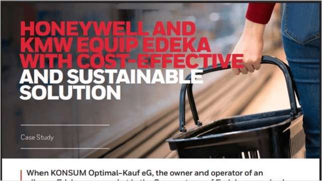 Honeywell and KMW Equip Edeka With Cost-Effective and Sustainable Solution