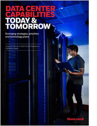 Data Center Capabilities: Today & Tomorrow