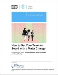How to Get Your Team on Board with a Major Change