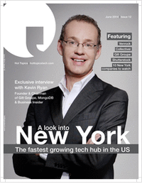 Hot Topics Tech Magazine -- A Look into New York, the Fastest Growing Tech Hub in the US