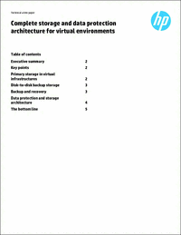 Complete Storage and Data Protection Architecture for Virtual Environments