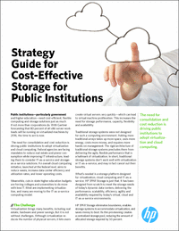 Strategy Guide for Cost-Effective Storage for Public Institutions