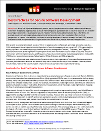 Best Practices for Secure Software Development
