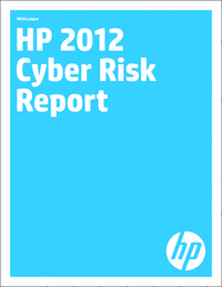 HP 2012 Cyber Risk Report