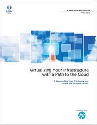 Virtualizing Your Infrastructure with a Path to the Cloud: 5 Reasons Why Your IT Infrastructure Should Run on Blade Servers