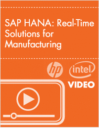 SAP HANA: Real-Time Solutions for Manufacturing