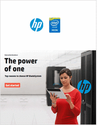 The Power of One: Top Reasons to Choose HP BladeSystem