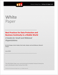 Best Practices for Data Protection and Business Continuity in a Mobile World