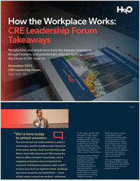 How the Workplace Works: CRE Leadership Forum Takeaways