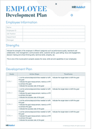 Employee Development Plan