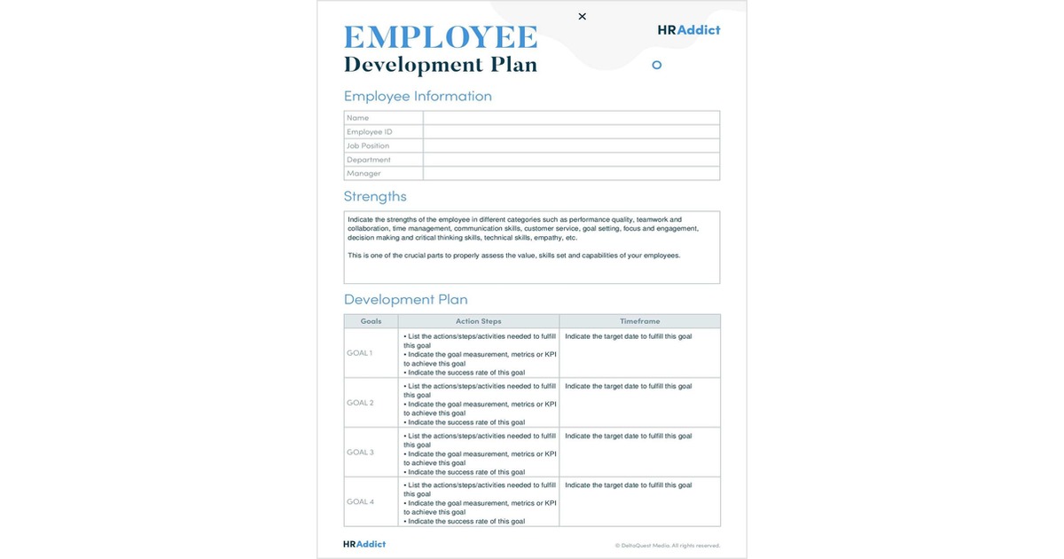 Employee Development Plan