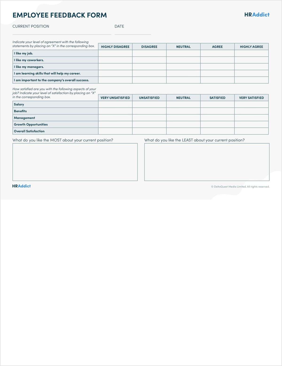 Employee Feedback Form