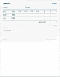 Employee Timesheet