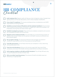 HR Compliance Checklist