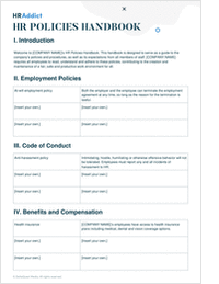 HR Policies Handbook