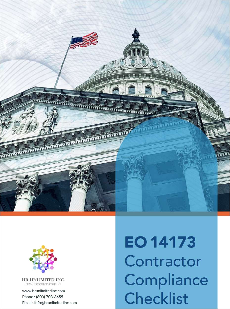 EO 14173 Contractor Compliance Checklist