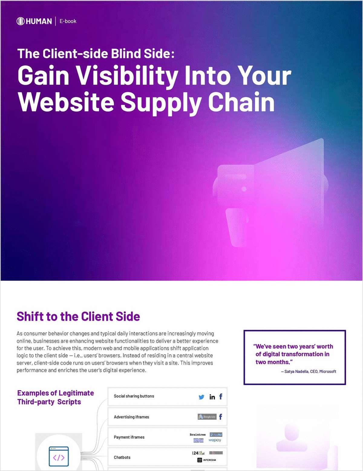 The Client-side Blind Side: Gain Visibility Into Your Website Supply Chain