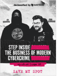 Live Web Event: Step Inside the Business of Modern Cybercrime