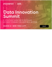 In Person Event: Data Innovation Summit - A Strategic Look into Software Defined Storage for 2023 and Beyond
