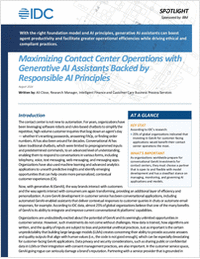 Maximizing Contact Center Operations with Generative AI Assistants Backed by Responsible AI Principles