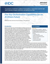 Five Key Orchestration Capabilities to Achieve AI Value at Enterprise Scale
