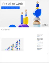 Put AI to work for human resources