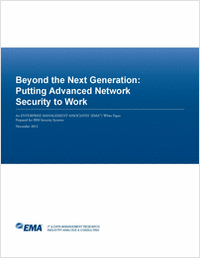 Beyond the Next Generation:  Putting Advanced Network Security To Work