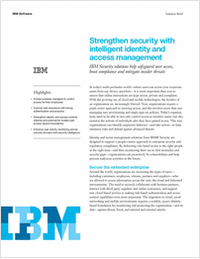 Strengthen Security with Intelligent Identity and Access Management