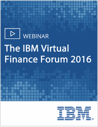The IBM Virtual Finance Forum 2016