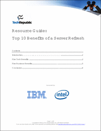 Resource Guide: Top 10 Benefits of a Server Refresh