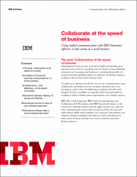 Collaborate at the Speed of Business