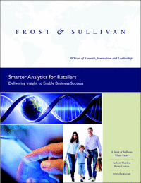 Frost & Sullivan:  Smarter Analytics for Retailers