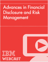 Advances in Financial Disclosure and Risk Management
