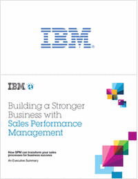 Building a Stronger Business with Sales Performance Management