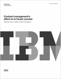 Contract Management's Effect on In House Counsel