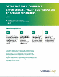 Optimizing The E-Commerce Experience: Empower Business Users to Delight Customers