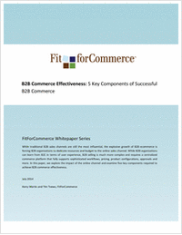 B2B Commerce Effectiveness: 5 Key Components of Successful B2B Commerce
