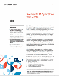 Accelerate IT Operations with Cloud