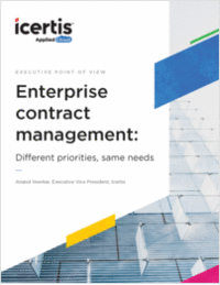 Enterprise Contract Management: Different priorities, same needs