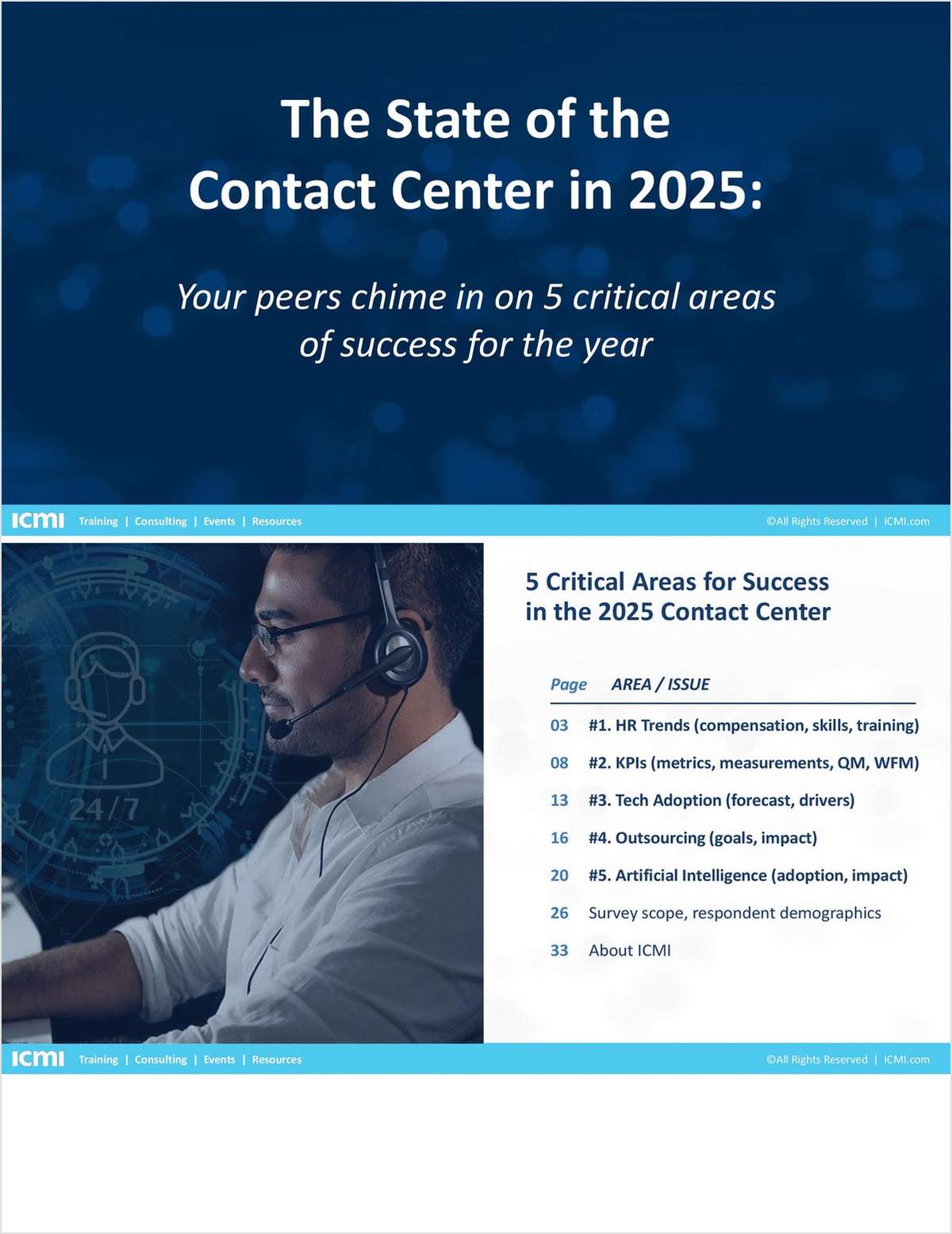ICMI State of the Contact Center in 2025