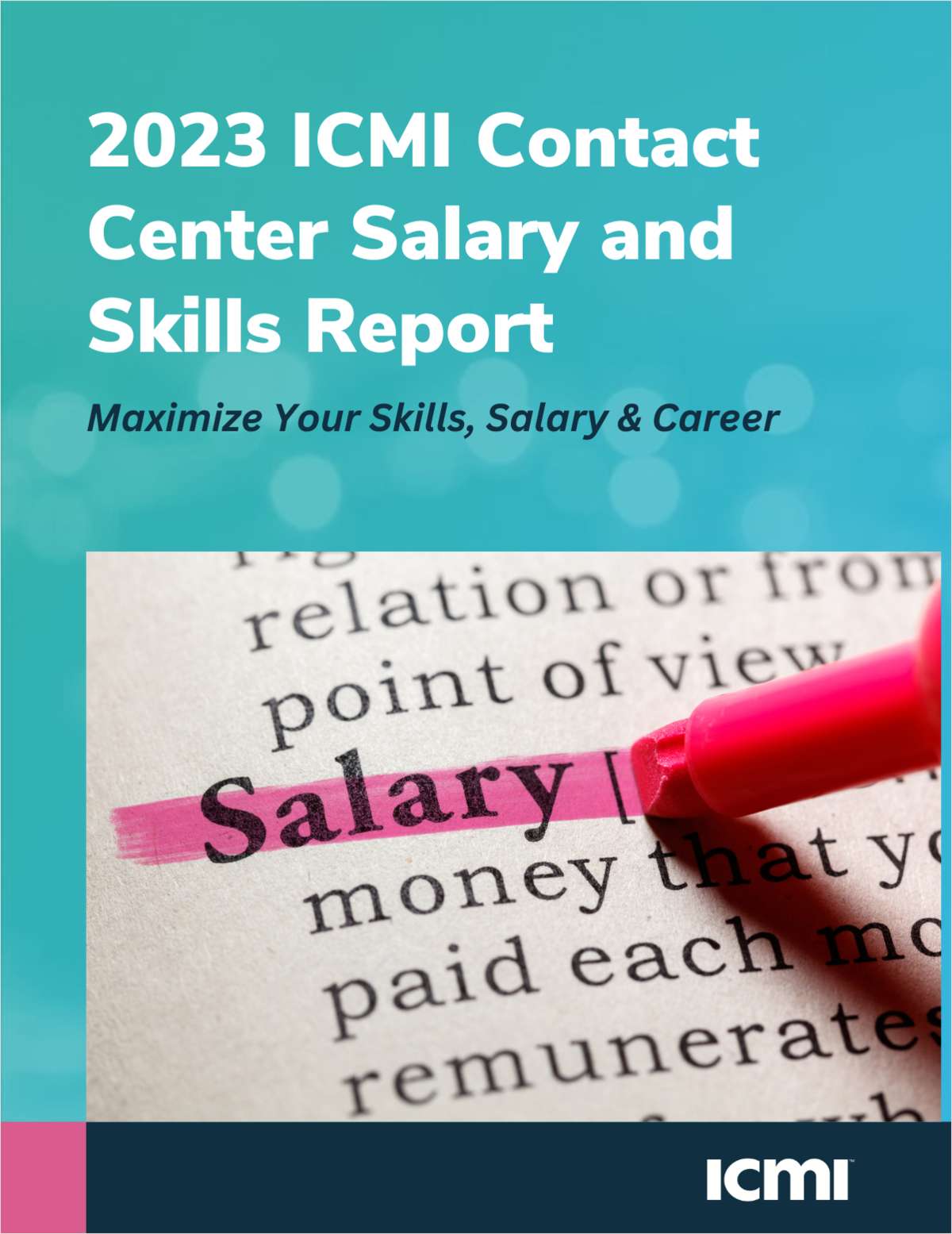 2023 ICMI Contact Center Salary & Skills Report