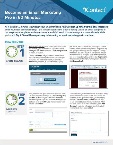 Become an Email Marketing Pro in 60 Minutes