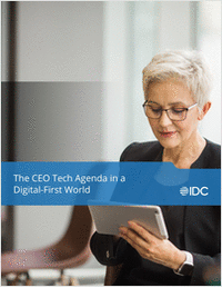 The CEO Tech Agenda in a Digital-First World