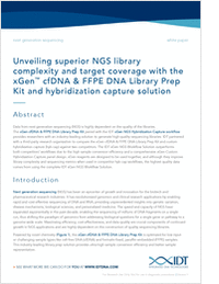 Unveiling Superior NGS Library Complexity and Target Coverage With the xGen cfDNA and FFPE DNA Library Prep Kit and Hybridization Capture Solution